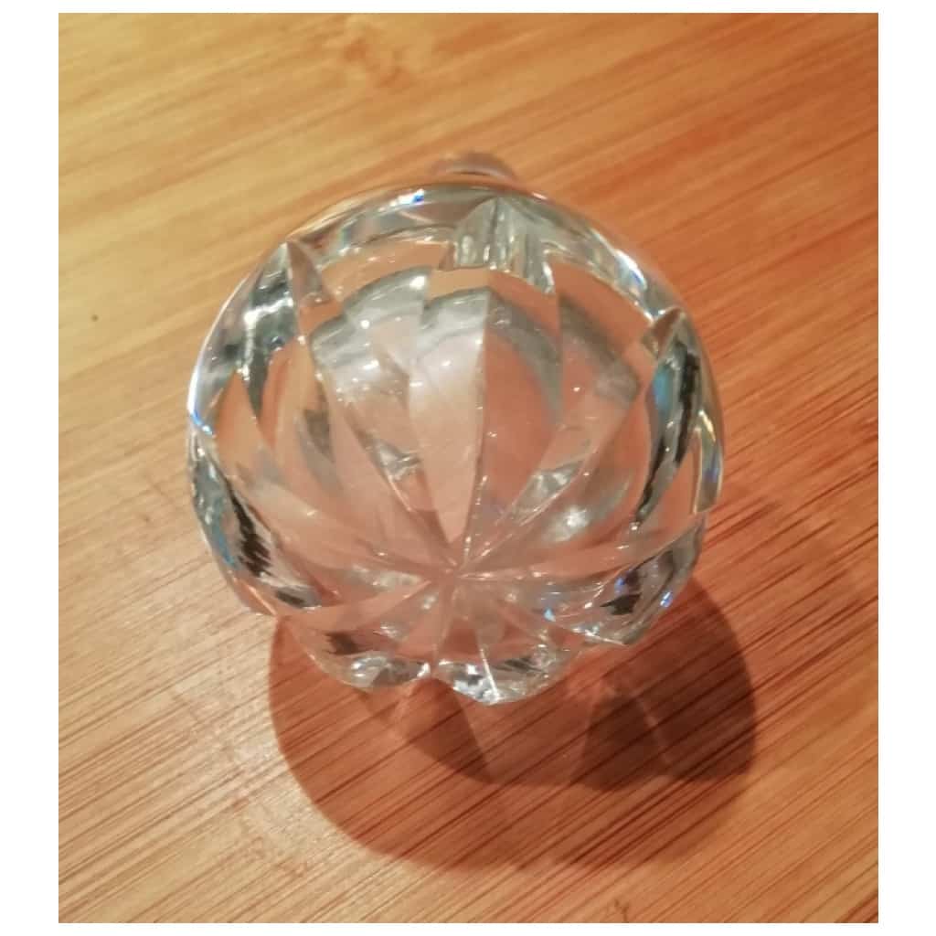 A CRYSTAL WHISKEY CARAFE SIGNED SAINT LOUIS 6