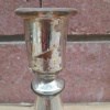 Églomisé blown glass candle holder, Napoleon III, XIXTH 17