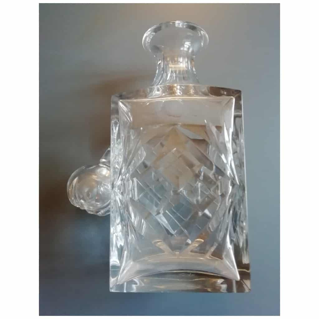 A CRYSTAL WHISKEY CARAFE SIGNED SAINT LOUIS 5