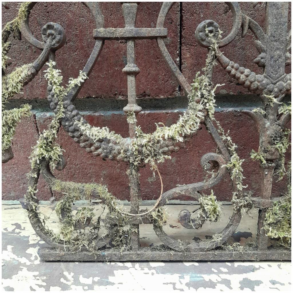 Piece of cemetery gate, XIXTH, cast iron 9