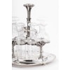 ORFÈVRE ODIOT – HUILIER / VINAIGRIER EN ARGENT MASSIF et CRISTAL FIN XIXÈ 18