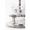 ORFÈVRE ODIOT – HUILIER / VINAIGRIER EN ARGENT MASSIF et CRISTAL FIN XIXÈ 20