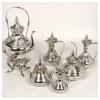 ORFÈVRE DUPONCHEL – SERVICE THÉ CAFÉ EN ARGENT MASSIF STYLE OTTOMAN XIXE 25