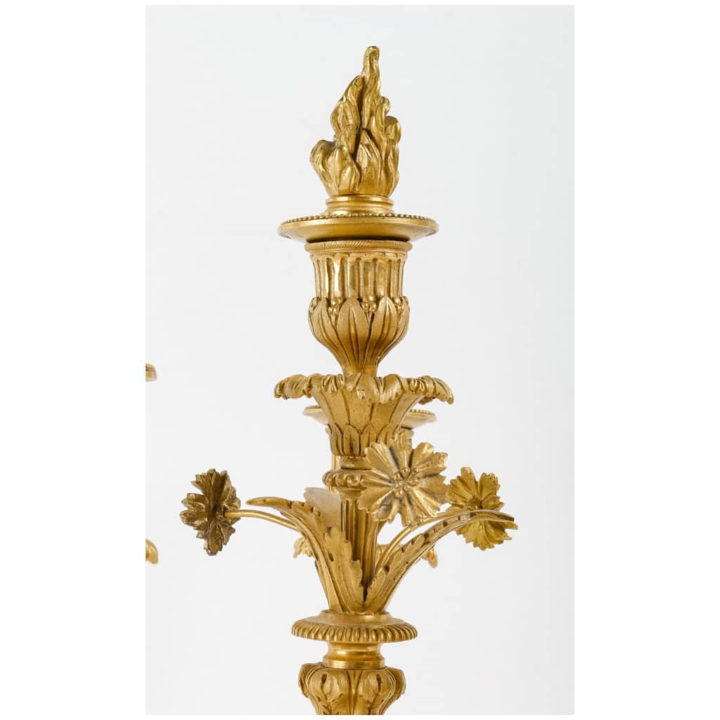 Paire de candélabres de d’époque Napoléon III (1851 – 1870). 8