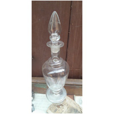 Blown glass liquor carafe, XVIIIth 3