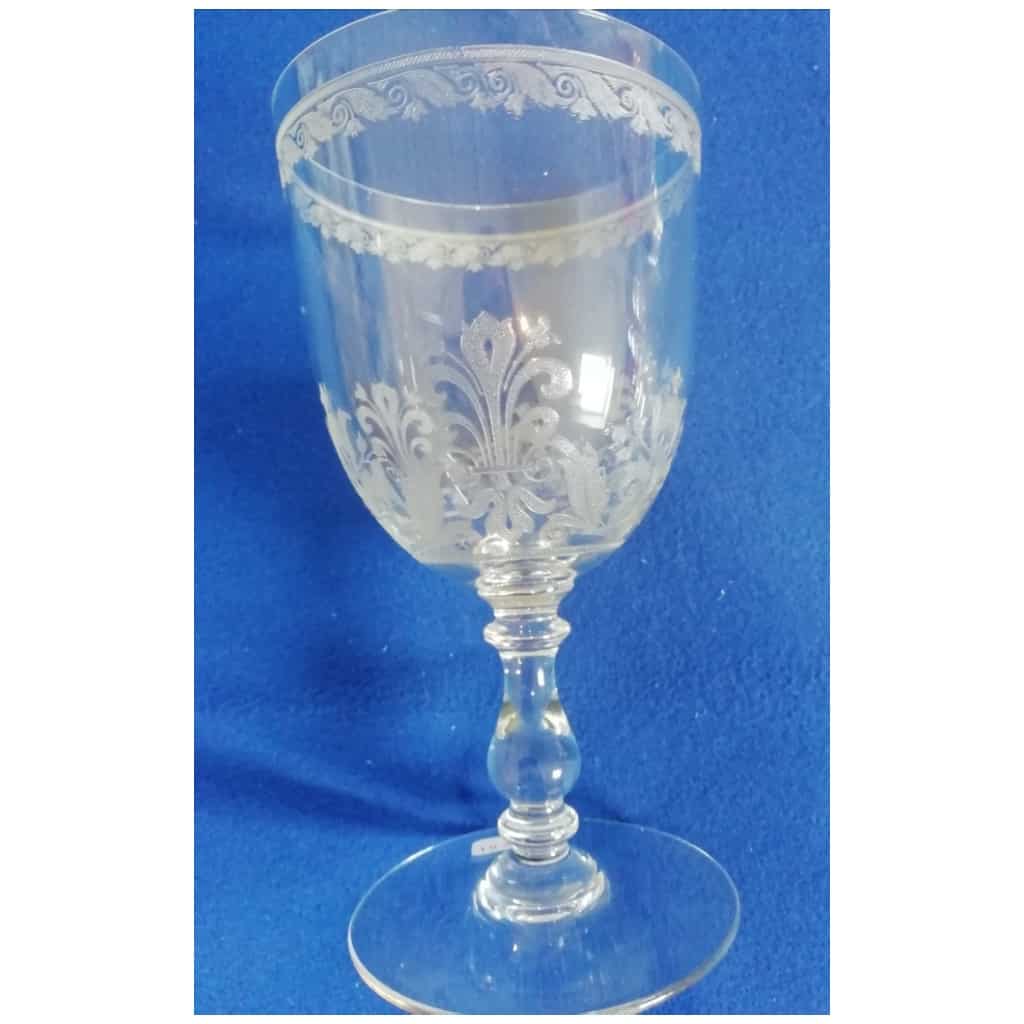 UN VERRE A EAU CRISTAL BACCARAT MODELE CAHORS 3