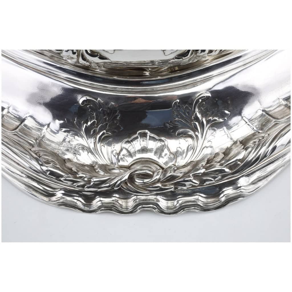 RISLER & CARRE – IMPORTANT STERLING SILVER CENTERPIECE XIXTH CENTURY 11