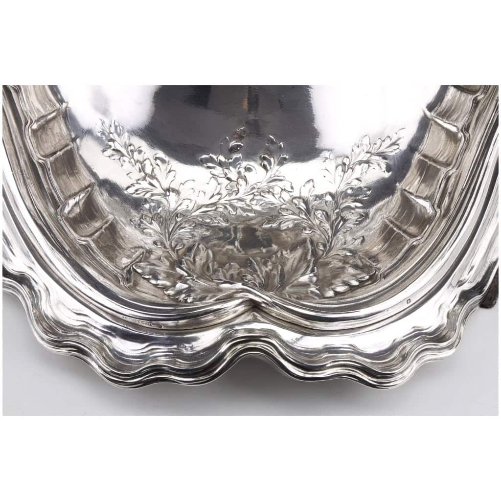 RISLER & CARRE – IMPORTANT STERLING SILVER CENTERPIECE XIXTH CENTURY 26