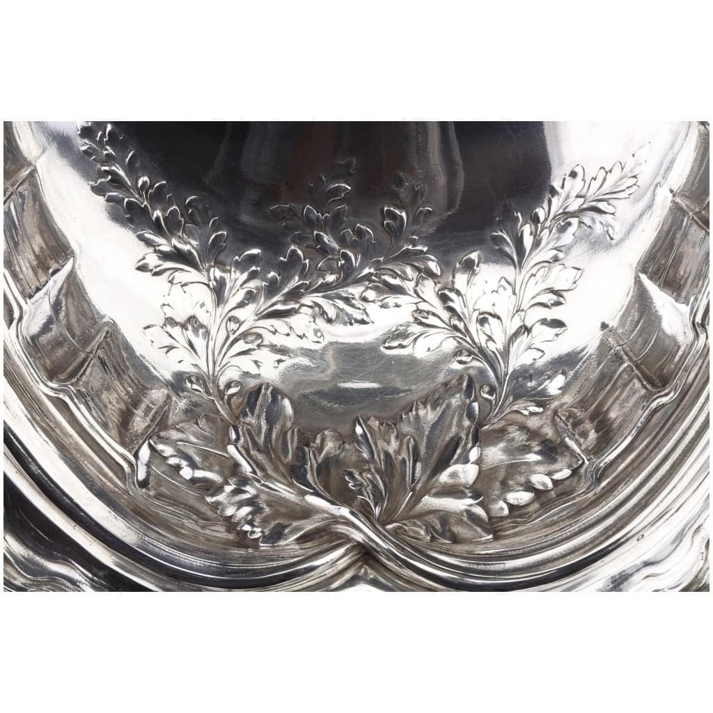 RISLER & CARRE – IMPORTANT STERLING SILVER CENTERPIECE XIXTH CENTURY 28