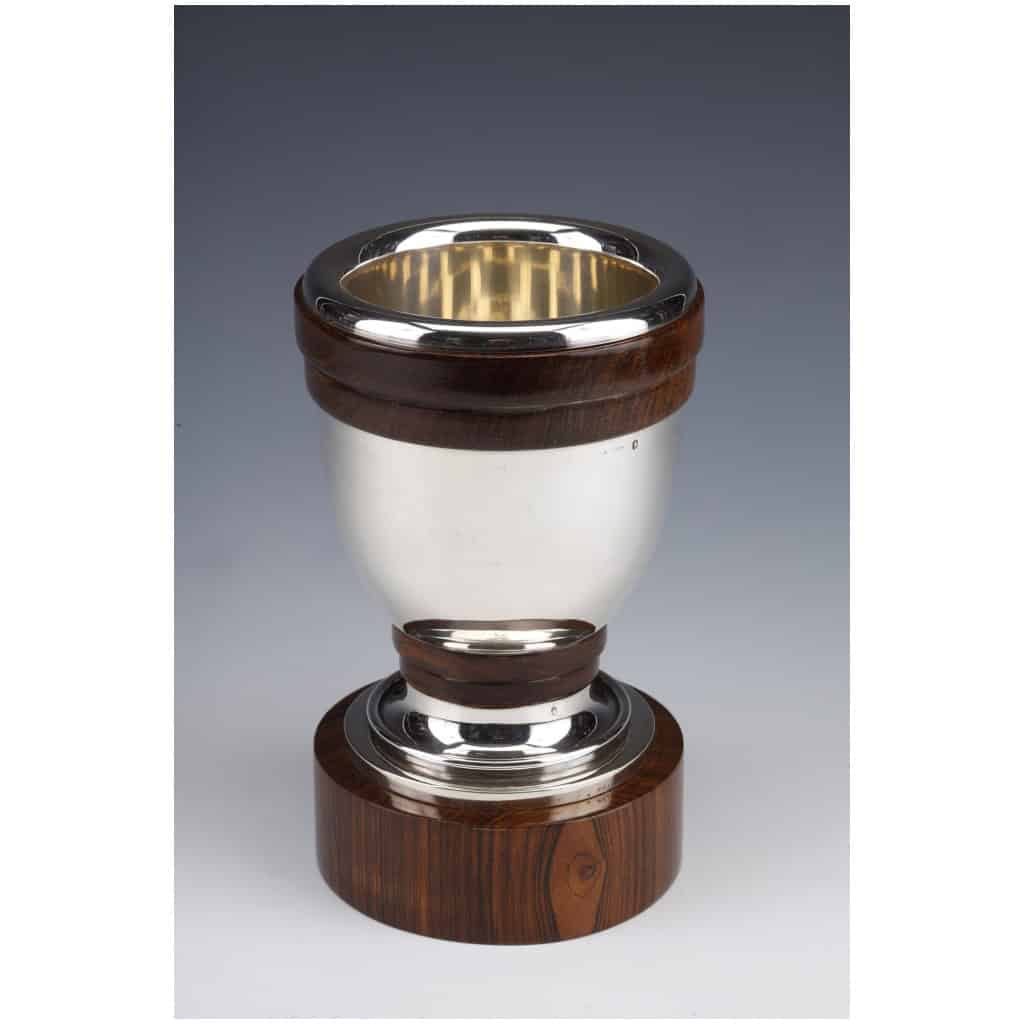 GUSTAVE KELLER – VASE EN ARGENT MASSIF ÉPOQUE ART DECO 4