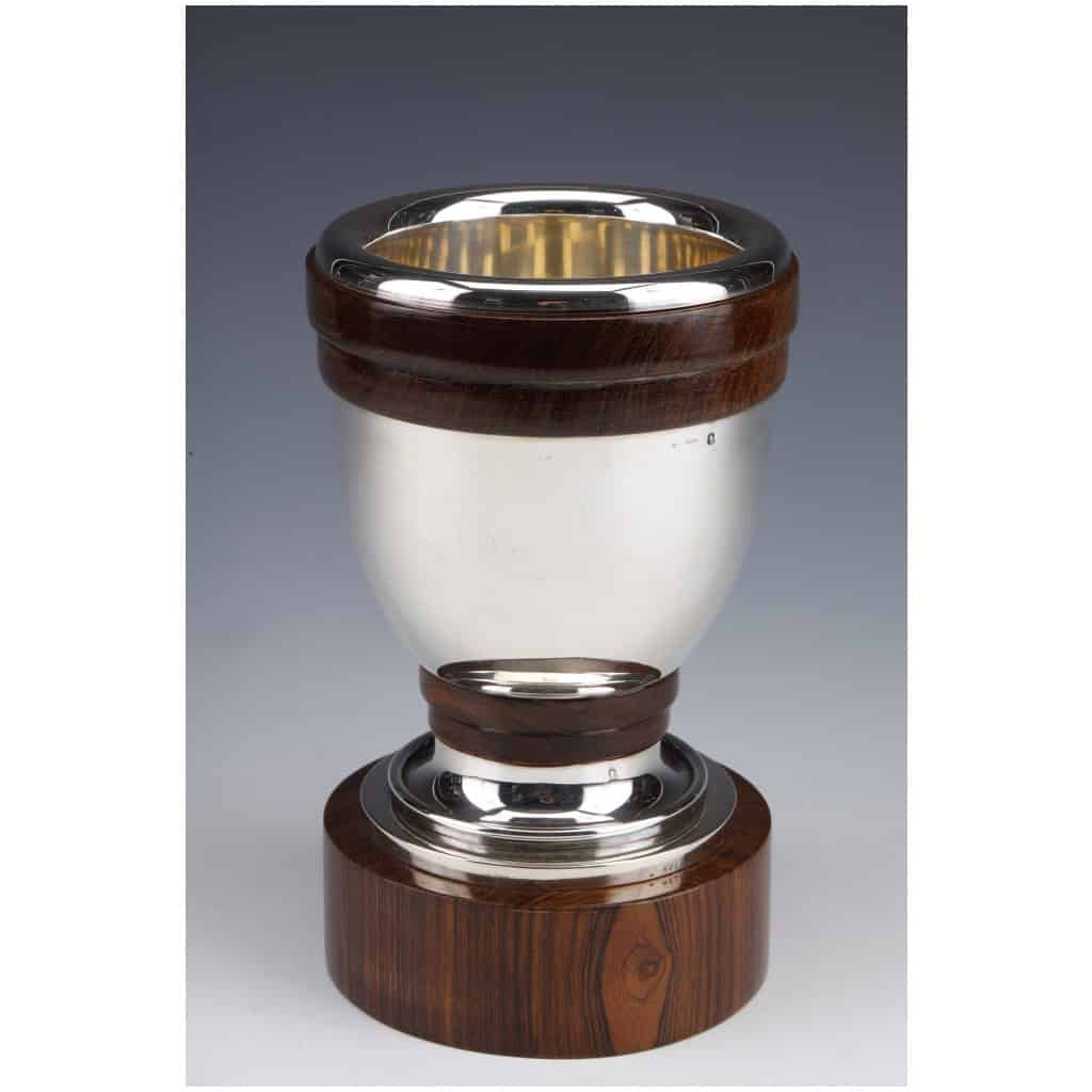 GUSTAVE KELLER – VASE EN ARGENT MASSIF ÉPOQUE ART DECO 5