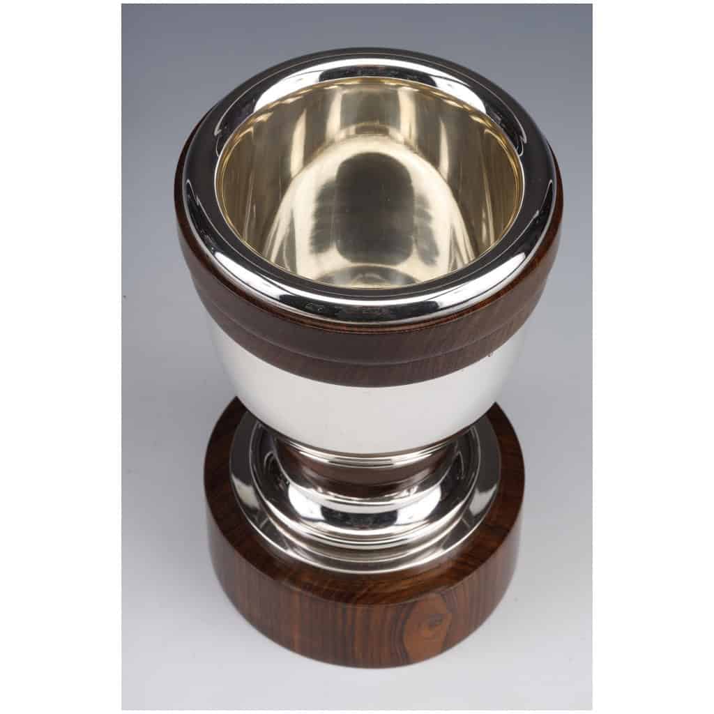 GUSTAVE KELLER – VASE EN ARGENT MASSIF ÉPOQUE ART DECO 9