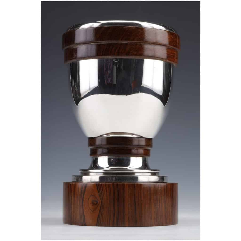 GUSTAVE KELLER – VASE EN ARGENT MASSIF ÉPOQUE ART DECO 20