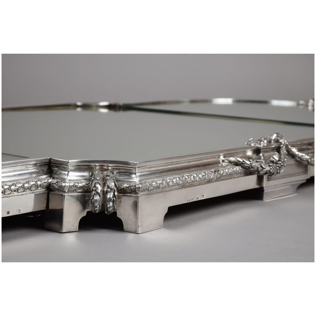 A. AUCOC – 3-PART TABLE SPECIAL IN STERLING SILVER XIXE8