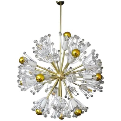 Sputnik chandelier Emil Stejnar 60 cm