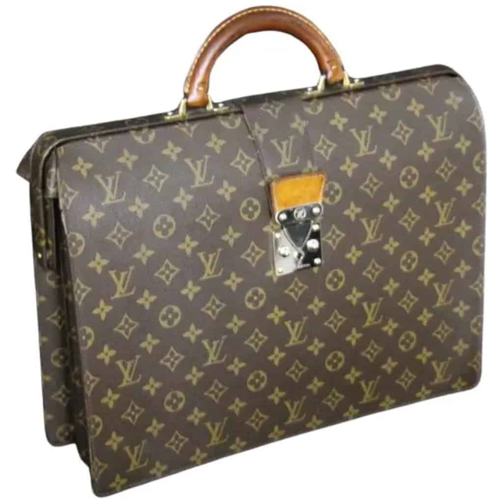 Louis Vuitton case attachment, Louis VUITTON briefcase, Vuitton 3 document holder