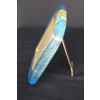 Cadre photo torsadé bleu ciel des années 2000 en verre de Murano et laiton de Barovier e Toso 28