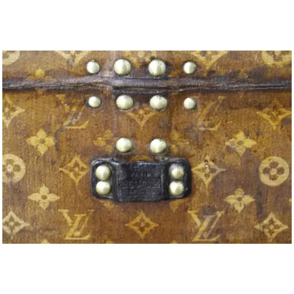 Small Louis Vuitton trunk from the 1890s, Vuitton woven canvas trunk 13