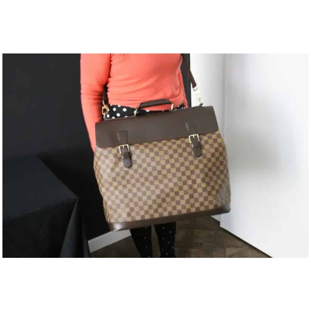 Large Louis Vuitton travel bag, Louis Vuitton ebony checkerboard bag 14