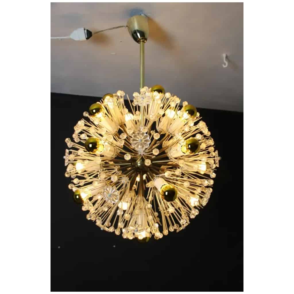 Emil Stejnar Snowflake chandelier, Sputnik snowball chandelier for Nikoll 50 cm 13