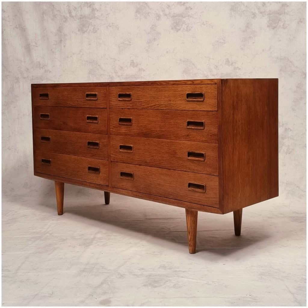 Scandinavian chest of drawers by Carlo Jensen – Hundevad & Co. – Oak – Ca 1960 5