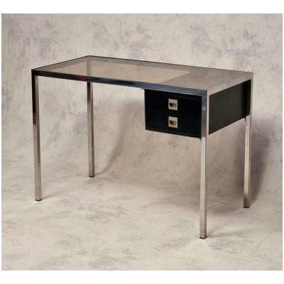 Bureau de Guy Lefèvre – Métal & Bois – Ca 1970 3