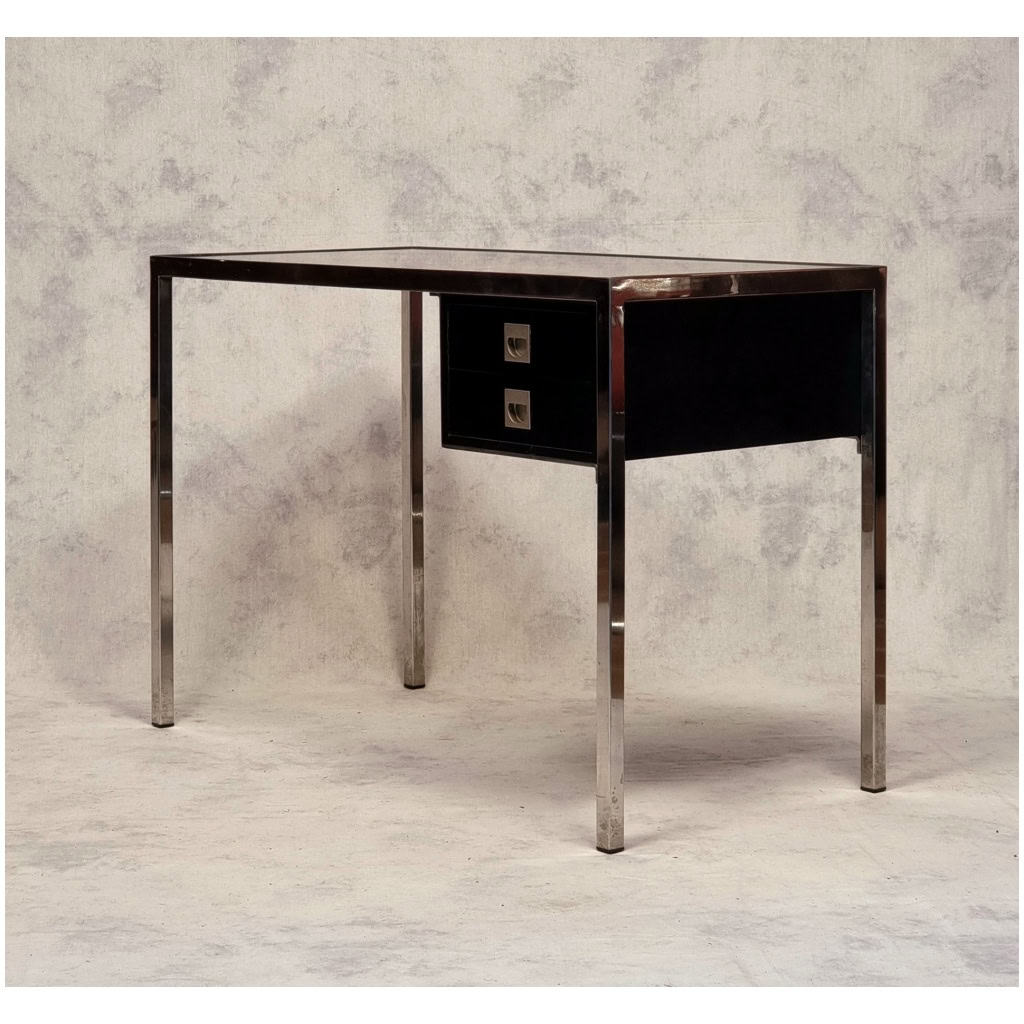 Desk by Guy Lefèvre – Metal & Wood – Ca 1970 5