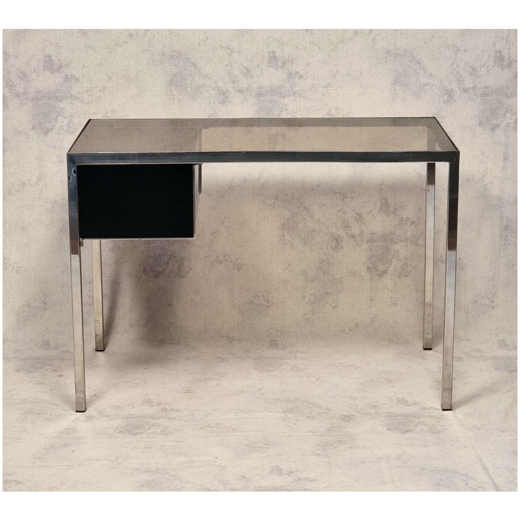 Desk by Guy Lefèvre – Metal & Wood – Ca 1970 7