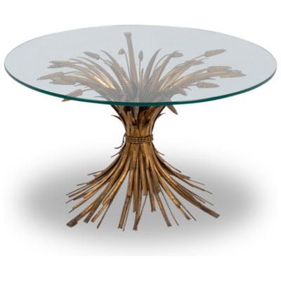 Maison Baguès for Coco Chanel. Ear of wheat coffee table. 1970s.