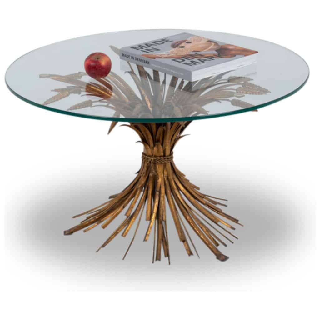 Maison Baguès for Coco Chanel. Ear of wheat coffee table. 1970s. 4