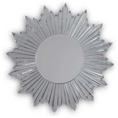 Baccarat. “Star” mirror in crystal, backlit. 21st century.