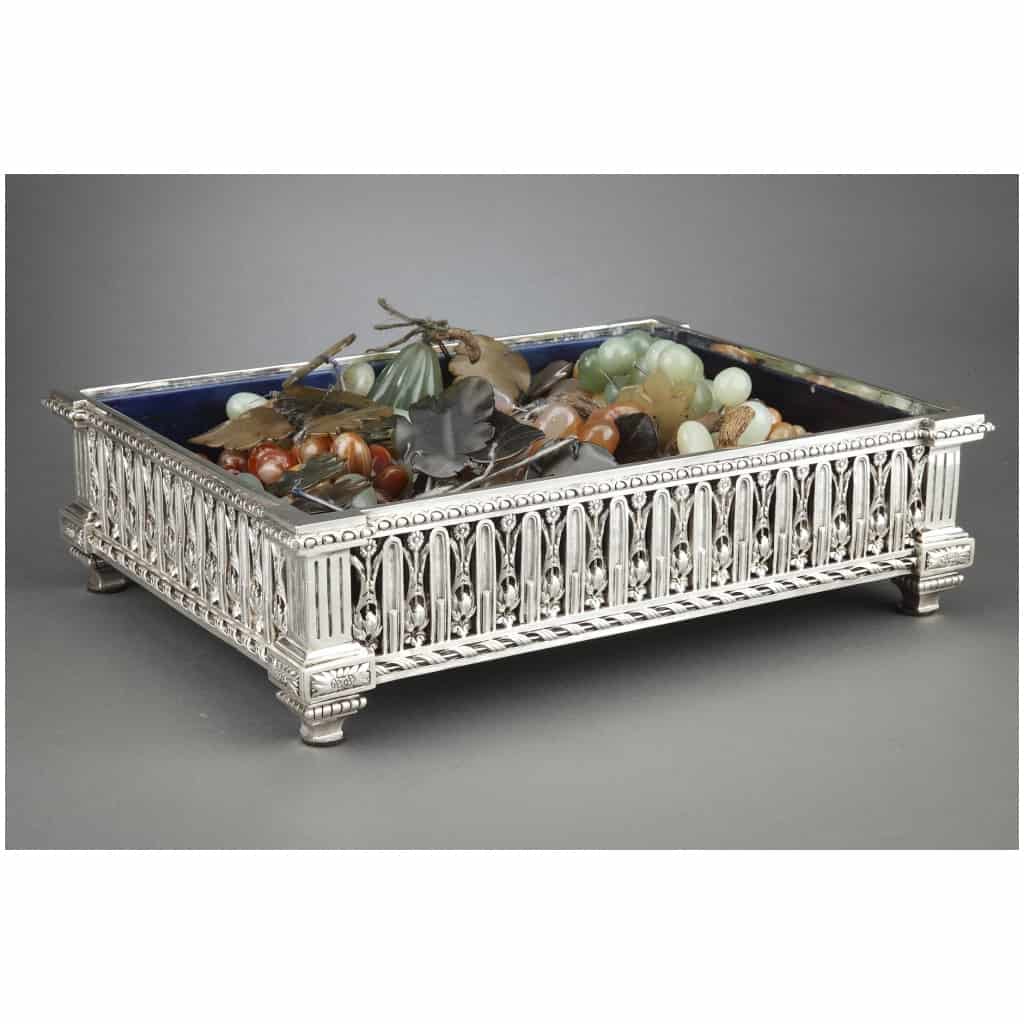 GOLDSMITH CHRISTOFLE – SILVERED BRONZE PLANTER XIXTH CENTURY 3