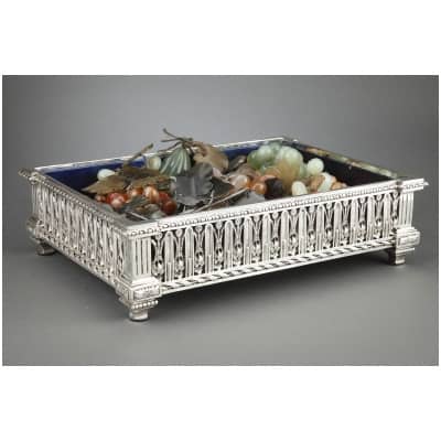 GOLDSMITH CHRISTOFLE – SILVERED BRONZE PLANTER XIXTH CENTURY 3