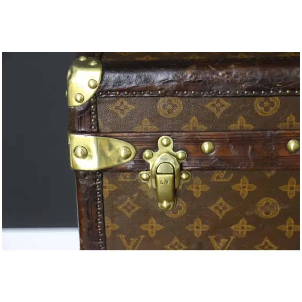 Malle Louis Vuitton 75 cm des années 1920, Malle Louis Vuitton ancienne en toile monogram 6