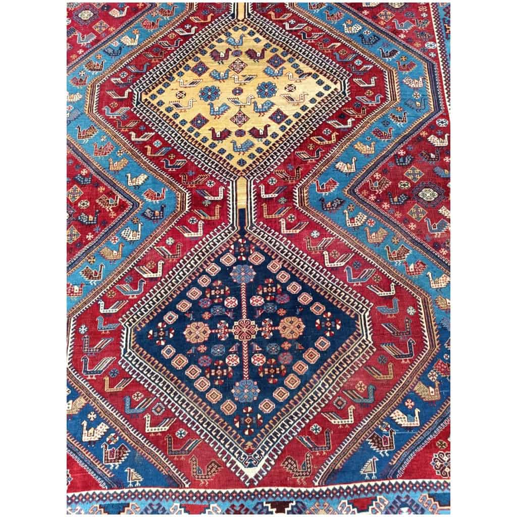 Large Iranian Shiraz Rug 330 x 230 cm 6