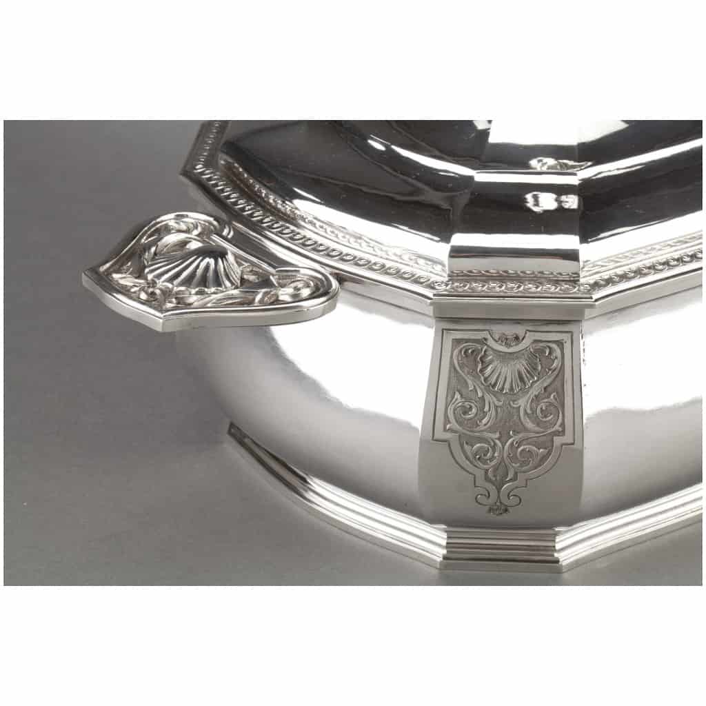 ORFÈVRE BANCELIN – SOUPIÈRE EN ARGENT MASSIF VERS 1950/1960 12