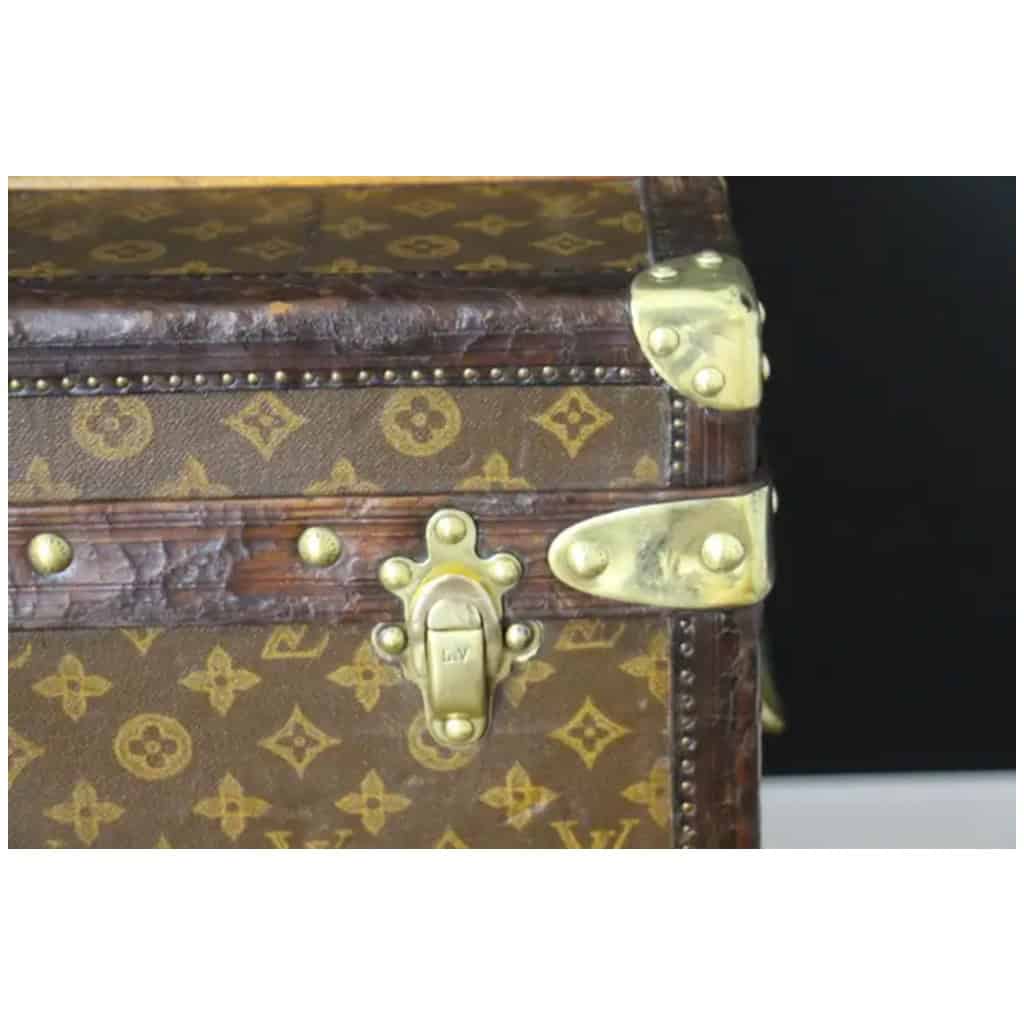 Malle Louis Vuitton 75 cm des années 1920, Malle Louis Vuitton ancienne en toile monogram 8