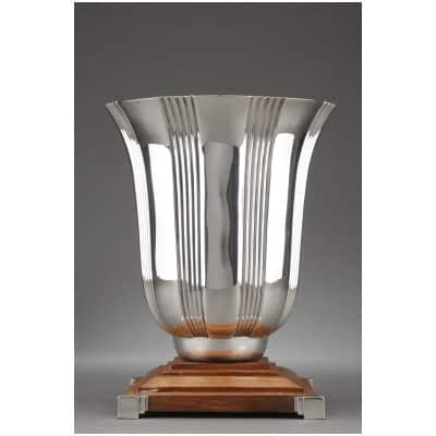 GOLDSMITH LAPPARRA – STERLING SILVER VASE ART DECO PERIOD