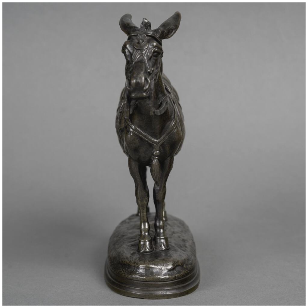 Sculpture – Âne , Alfred Barye (1839-1895) – Bronze 7
