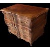 Commode Bordelaise Louis XV Arbalète 18è Siècle En Bois Fruitier Mouluré Et Sculpté 3 Tiroirs 21