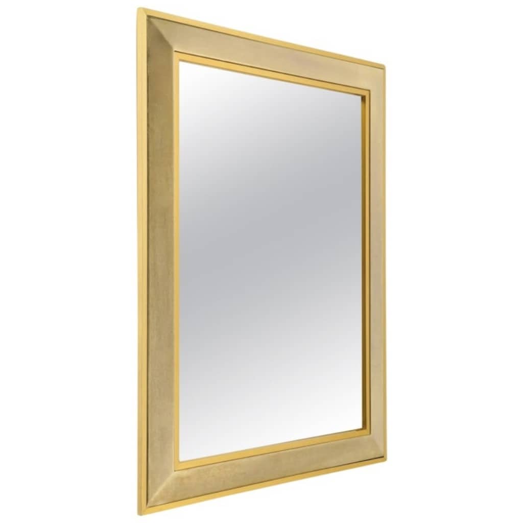 1970 Maison Roche, Gold and silver brass mirror 3