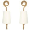 1950 Paire d’appliques en corde par Adrien Audoux & Frida Minet 8