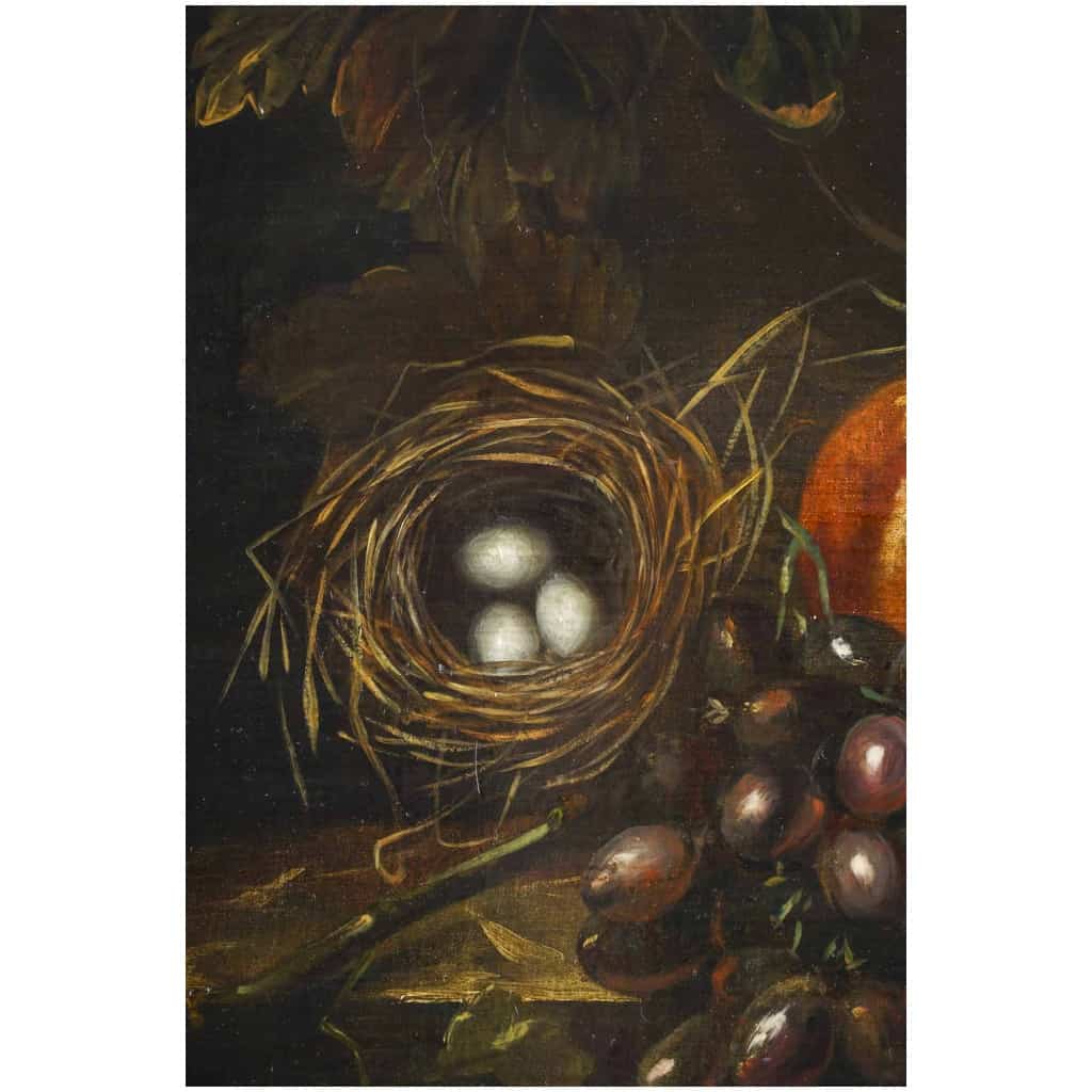 Still Life With Grapes and Pomegranate. XIXth century. 6