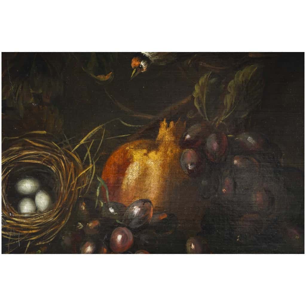 Still Life With Grapes and Pomegranate. XIXth century. 8