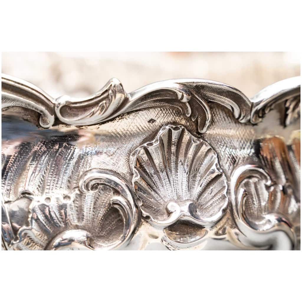 GOLDSMITH: JB FRANCOIS – IMPORTANT STERLING SILVER PLANTER XIXE16