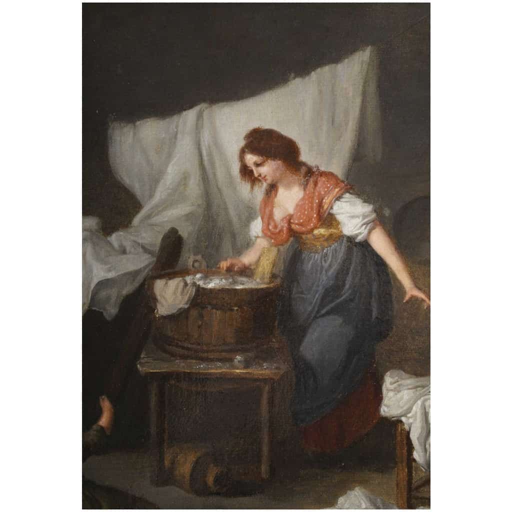Etienne Aubry (1745-1781)-Jeune mère Et Ses Enfants 7