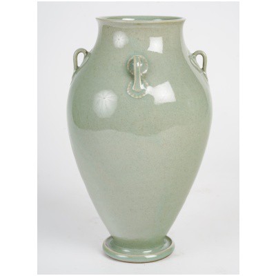 Korean baluster-shaped cetadon vase
