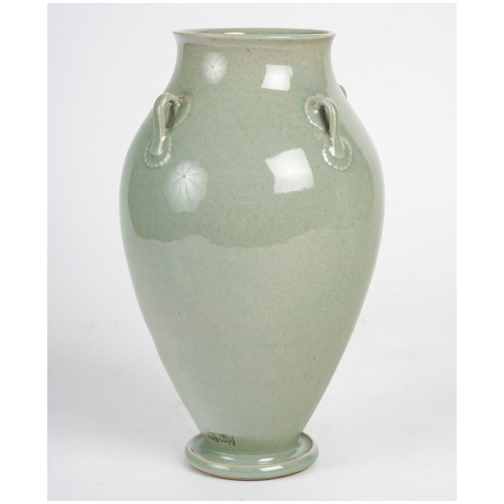 Vase coréen en céladon de forme balustre 4