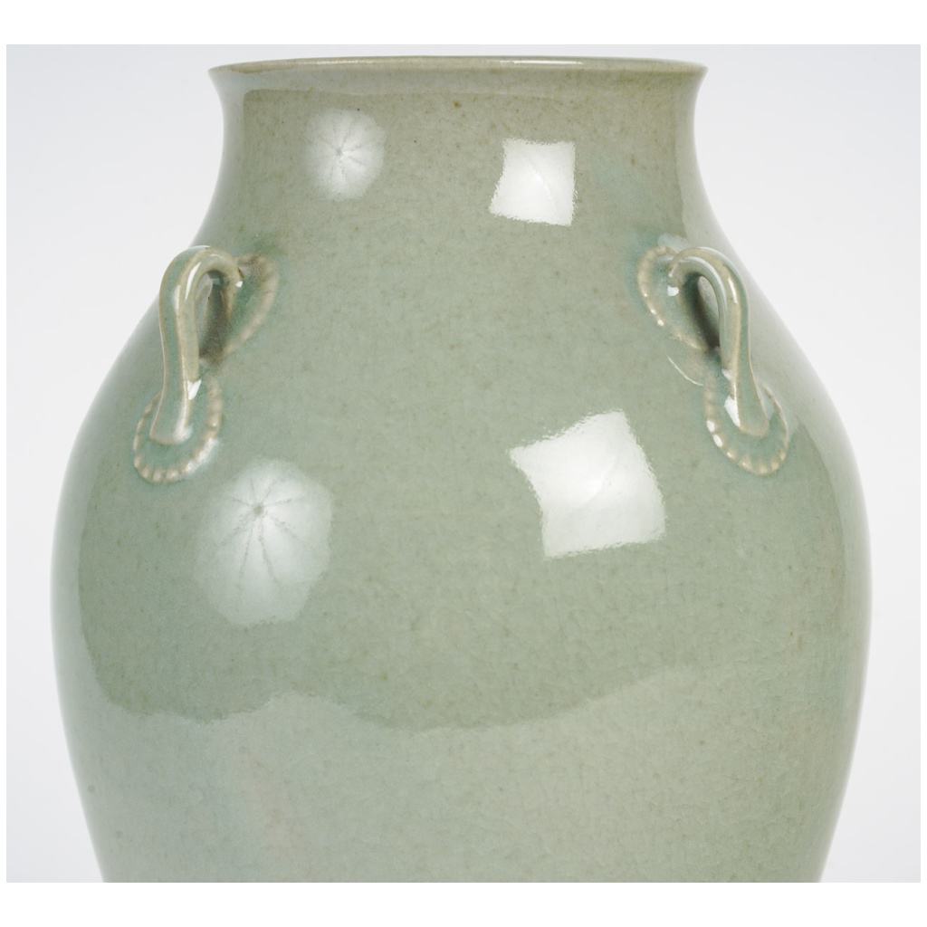 Korean baluster-shaped cetadon vase 5