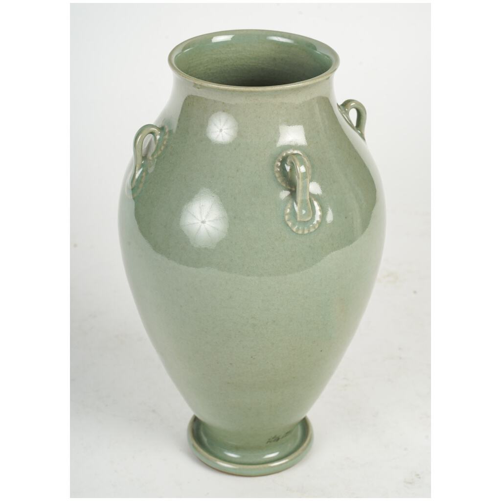 Korean baluster-shaped cetadon vase 10